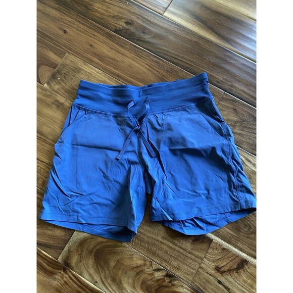 Tuff Athletics Size S Women Blue Pockets Drawstring Activewear Shorts #181 - Picture 1 of 7